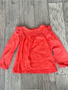 Oshkosh Orange Coral Long-Sleeve Top